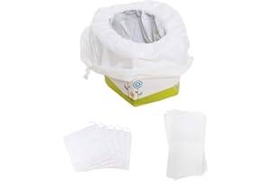 CARRY ALL BEFORE ONE 折り畳み式 簡易トイレ ポータブルトイレ 専用ビニール袋x5枚 サッと固まる吸収シートx5枚 付き 携帯トイレ 便器 防災グッズ 緊急用 幼児 子供用 コンパクト 組み立て 地震 津波 軽量 …