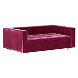 arne ベンチソファ ベンチ イス 背もたれ 肘掛け 片肘付き コーナーソファー Baggy DX-コの字 3×5 モケット パープルピンク