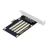 NFHK PCI-E 4.0 X1レーンからU.2 U.3キット SFF-8639 ホストアダプター マザーボード PM1735 NVMe PCIe SSD用
