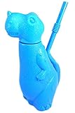 Evriholder Sipper Saurus Dinosaur Shaped Sipper Cup, Blue, by Evriholder