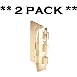 ドアフリップロック子安全からPrimeline – 真鍮/ゴールドカラー2パック