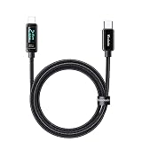 Mcdodo USB C ライトニング ケーブル 出力スクリーン表示 1.2m 20W PD急速充電 高速データ転送 高耐久ナイロン編み タイプc ライトニングケーブル iPhone/iPad/iPod 対応 (Type-C to Lighnting 対応, ブラック)