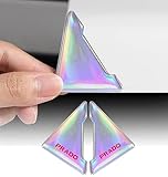 トヨタ ランドクルーザープラド 150系専用 車ドアガード レ眩しいレーザー効果+夜光効果です専用 ドアコーナープロテクター トランスペアレント コーナーガード ステッカー 車ドア保護 車傷保護 汚れ防止 取付簡単 2PCS（PRADO）