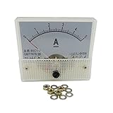 EasyWordMall 85C1 アナログ電流パネルメータDC 5A AMP電流計