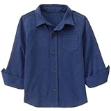 クレイジーエイト Crazy 8/ ニット ボタン-アップ シャツ ネイビー トップス長袖シャツ 2歳【並行輸入】
