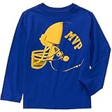 クレイジーエイト Crazy 8/ MVPフットボールヘルメットティ ロイヤル ブルー トップス長袖Tシャツ XL【並行輸入】