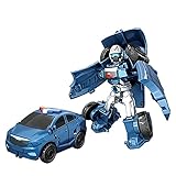 車を変形させるロボット玩具、子供を変形させるロボット建設車両収集可能、ロボット車体変形ロボット、簡単な組み立て機能教育玩具、女の子の男の子のための最高の贈り物