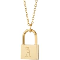 【RALPH LAUREN】ペンダント　トップ　鍵 Amazon | Lauren Ralph Lauren レザー南京錠ネックレス, One Size