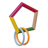 Manhattan Toy Wooden Rattle Pentagon and Teether Toy [並行輸入品]