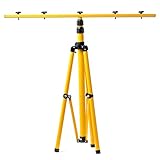 2.0m 取り付け3台タイプ LED投光器用三脚 77cm～200cm 伸縮タイプ LEDワークライトを高所から照射する LEDスタンド