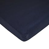 American Baby Company Jersey Knit Porta-Crib Sheet, Navy by American Baby Company [並行輸入品]