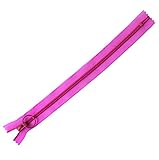 NBK ネオンスケルトンファスナー パープル 30cm 同色5本 SKF30-N1