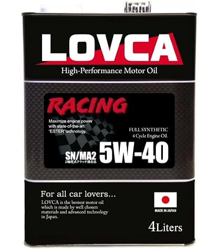 Amazon | LOVCA RACING 10W-60 20L SN エンジンオイル LOVCAオイル