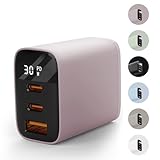 【3ポート同時急速充電】急速充電器 30W PD急速充電アダプター Type-C 充電器 ACアダプター USBポート & USB Cポート 充電器 Type-C PSE認証商品 充電ケーブル Type-C USB-A 壁面充電器 チャージャー 電源アダプターカラー充電器 スマートフォンiPhone16 その他各種の機器と互換性あり（ドーンピンク）
