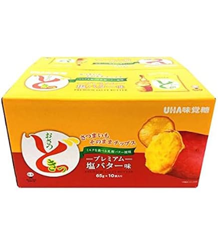 Amazon.co.jp: コストコ UHA おさつどきっ プレミアム塩バター味 65g