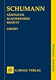 シューマン: ピアノ作品集 第4巻: Op.17 - Op.23/原典版/ヘンレ社/中型スタディ・スコア