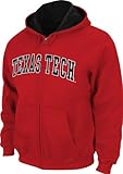 テキサスTechレッドRaidersレッドTackle Twill Full Zipフード付きスウェットシャツ X Large レッド