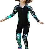 Snone子供 水着 女の子 ラッシュガード 長袖 ロングパンツ 水着 ワンピース UVカット 日焼け止め キッズ ガールズ
