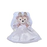 ダッフィーシェリーメイコスチュームダッフィーハンドメイドバッジサイズ ウエディングwdb1-white