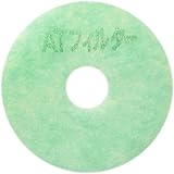 PM2.5対応 給気口グリル用AT254吸着フィルター 外径100mm×厚さ5mm（内径24mm） ハーフパック 11枚入 KQV2