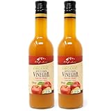 シェフズチョイス オーガニック アップルサイダービネガー 500ml Organic Apple Cider Vinegar with Mother (2本)