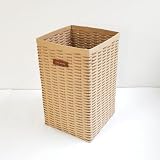 amu＊amu くずかご大 紙バンドキット エコ クラフトバンド 手作りかごキット(ナチュラル)