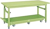 【直送品】 サカエ SAKAE ペダル昇降移動式作業台・軽量TKKタイプ TKW-188Q6GD