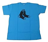 MLBボストンレッドソックス半袖スタイルファッションTシャツ、4 xラージ、ティール