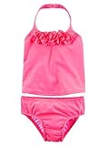 carter's (カーターズ) ベビー ガールズ タンキニ 上下セット セパレート 水着 (蛍光ピンク) 2-Piece Pink Tankini Swimsuit Set (18M(80cm))
