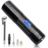 innhom 電動エアコンプレッサー 電動空気入れ 自転車用ポンプ コードレス 充電式 携帯エアーポンプ バイク ママチャリ ロードバイク クロスバイク ボール ビーチ 浮き輪 球 車 自転車 空気入れ 小型 電動ポンプ 電動 自動 エアーポンプ 1000kPa LEDライト付き【1年保証】