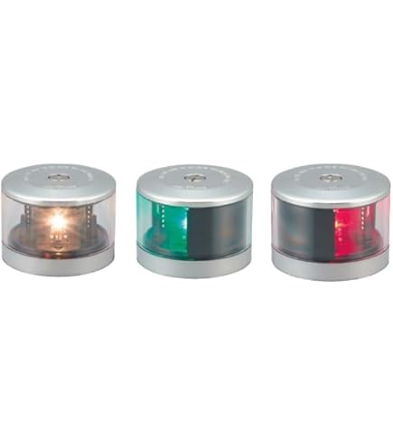 Amazon.co.jp: LED 航海灯 左舷灯 赤灯/左側 レッド 第二種舷灯 12V