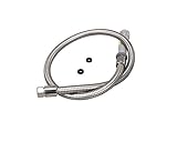T&S BRASS B-0044-H 44" Flexible Stainless Steel Hose [並行輸入品]