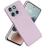 【 Moilyo 】対応MOTO G66J/G66Y 5G/G56 5G用の ケース シリコン レンズ保護（パープル）モトローラ モトG66J用 スマホケース 全面保護 耐衝撃 TPU シリコン カバー 薄型 ストラップホール付き 落下防止 g66j 5g ソフトカバー (PURPLE)