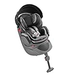 フラディア ラクート エレガント カレイドグレーGR 【回転式「平らなベッド」型チャイルドシート】 フレックスシェードSTD装備 + 洗濯機で丸洗い可能ヒップインナーシート付き