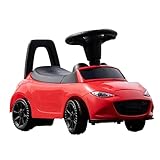 Bee8 マツダ ロードスター MX5 レッド 足蹴り 乗用玩具 3歳