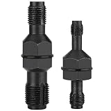 ネジ山修正器 プラグ穴用 Qiilu 12/14mm スパークプラグねじ込み挿入タップセット M10 * 1.0 / M12 * 1.25 M14 * 1.5 / M18 * 1.5 2本セット