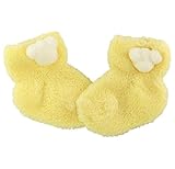 シンクビー ソックス クルークマボンテン 7-8cm (イエロークリーム)