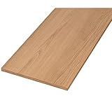 ウッドワン 仕上げてる棚板 木目柄の棚板 厚み20mm 糸面 奥行350mm 間口750mm ライトクリア色(オーク柄) STT0750K-D1I-LC