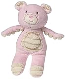 Mary Meyer Thready Teddy Plush Rattle, Pink by Mary Meyer [並行輸入品]