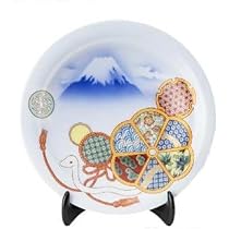 オールド深川 富士山デザインの陶器皿4枚セット Amazon.co.jp: 深川製磁 有田焼 干支 皿 巳 富士に黄金蛇吉祥紋