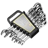 Rachetスパナ – 17 mm 6個ラチェットレンチスパナハードウェアインナー六角車組み合わせ修復ツール – Wringツイスト