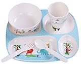 実用的なベビー食べるプレート子供の食器かわいいポイントトレイ、スタイルC