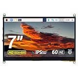 Raspberry Pi 4用UCTRONICS 7インチIPSタッチスクリーン1024×600容量性HDMI LCDタッチスクリーンモニターRaspberry Pi 4 B、3 B +、Windows 10 8 7（無料ドライバー）