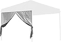 FIELDOOR タープテント 2.5x2.5m 専用サイドシート(横幕) エントランスタイプ 【ライトベージュ】 スチール製・アルミ製共通(G03モデル)