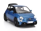 ミニカー 1/18 フィアット 500 アバルト SOLIDO 1/18 FIAT NUOVA 500 ABARTH 695 (TRIBUTE FIAT 131) 2022 BLUE BLACK 1811303 [並行輸入品]