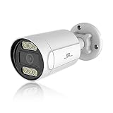 SecuSTATION 防犯カメラ PoEカメラ ホワイト 500万画素 マイク内蔵 PoE給電対応 防水 防塵 ONVIF機能 フルハイビジョン対応 暗視 1年半保証 防犯ステーション SC-PX85