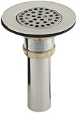 Kohler k-8807-sn Sink Strainer withテールピース、鮮やかな光沢ニッケル