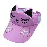 fenleoベビー男の子女の子夏通気性調節可能野球帽子キャップ幼児用子供用キッズ用 Suit for 2-8 Years old baby ピンク