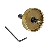 P Prettyia 50mm径　14mm深さ　高速鋼　ホールソー　ドリルビット　カッター　穴切削　HSSドリルビット