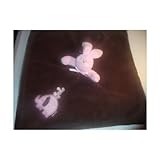 Baby Baby Blankets & Beyond Nunu Chocolate Brown & Pink Bunny Lovey Security Blanket New by Blankets